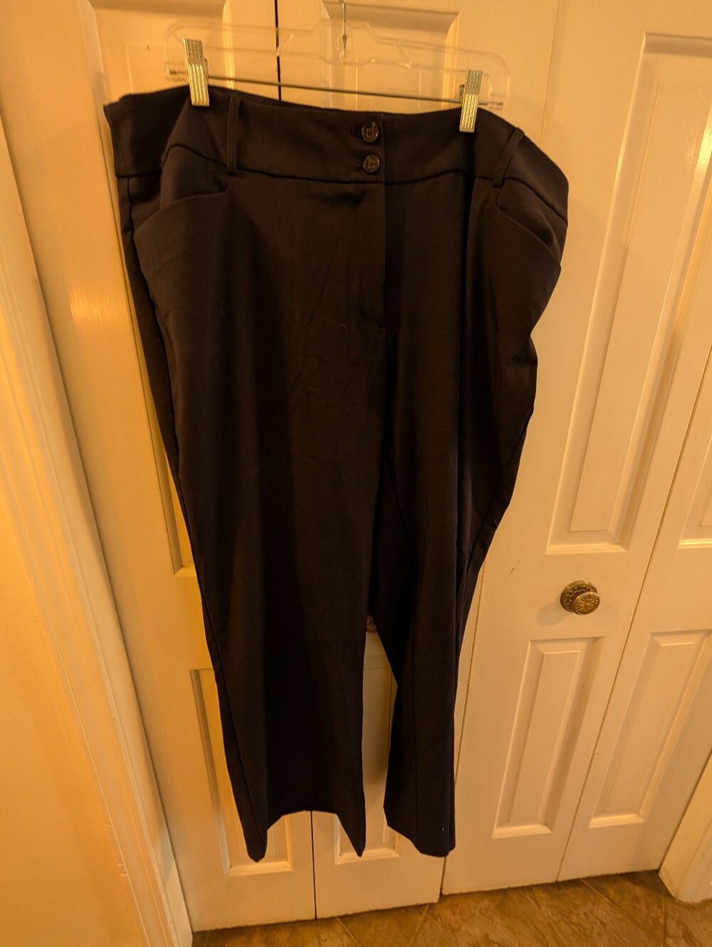 Women's Alfani Navy Blue Trousers Size 20W